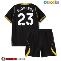 Otroške Nogometnih dresov Chelsea Geovany Quenda #23 Gostujoči 2026-27 Kratki rokavi (+ hlače)